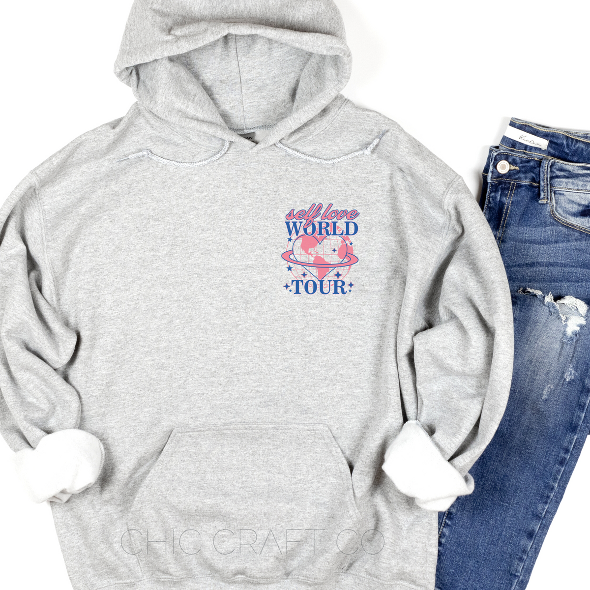 Self Love World Tour Hoodie Chic Craft Co