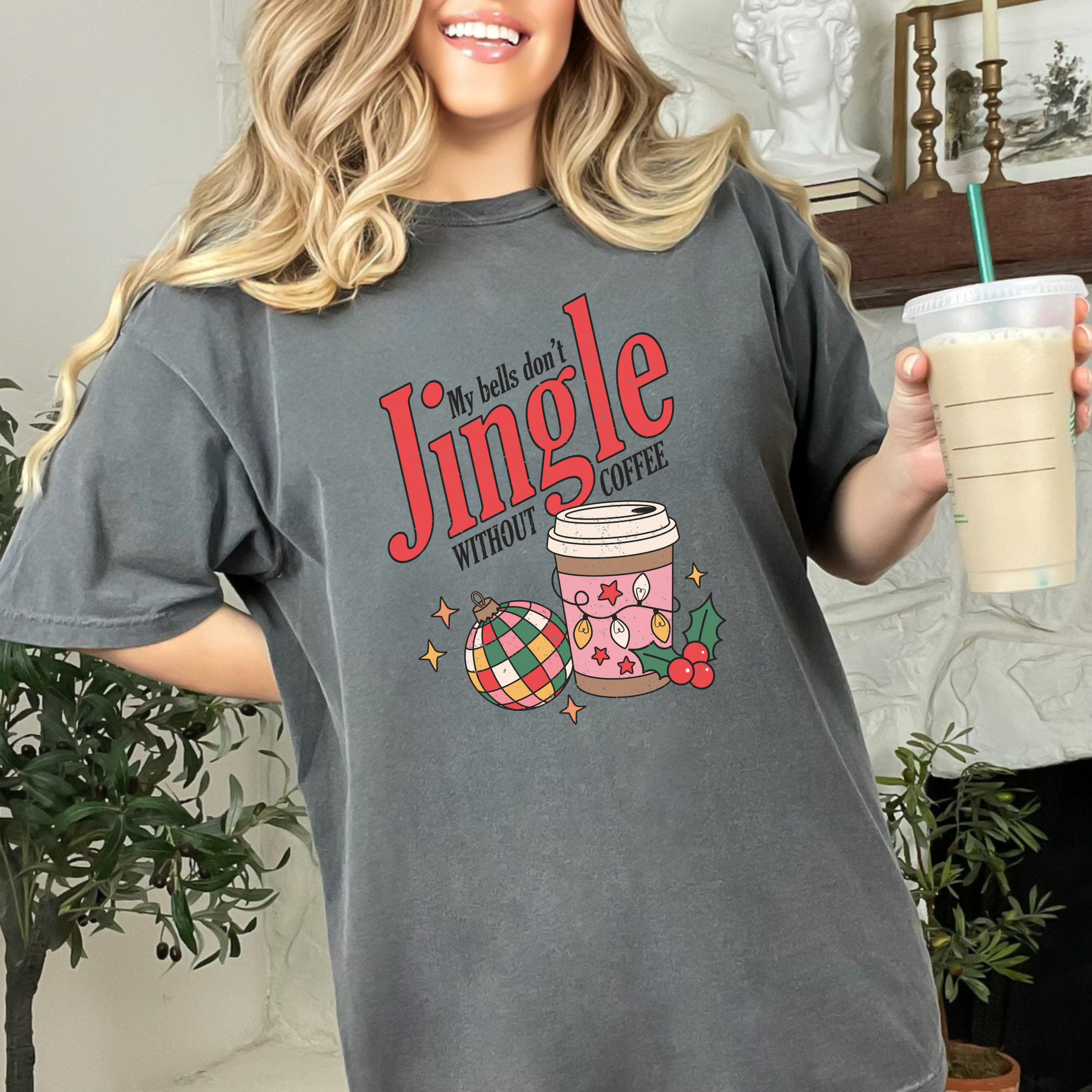 My Bells Don't Jingle Without Coffee Tee
