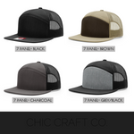 Load image into Gallery viewer, Oil Drop- Adult 7 Panel Mesh Snapbacks
