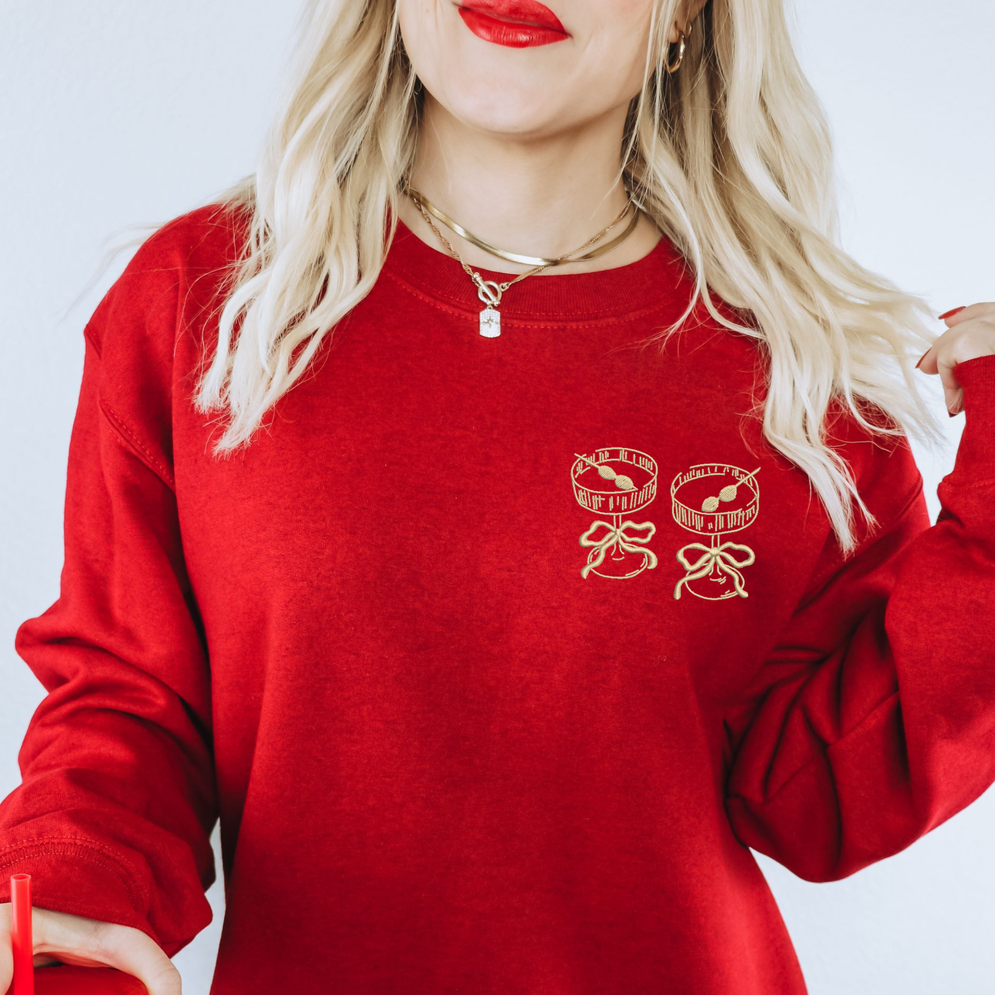 Holiday Cocktails- Embroidered!