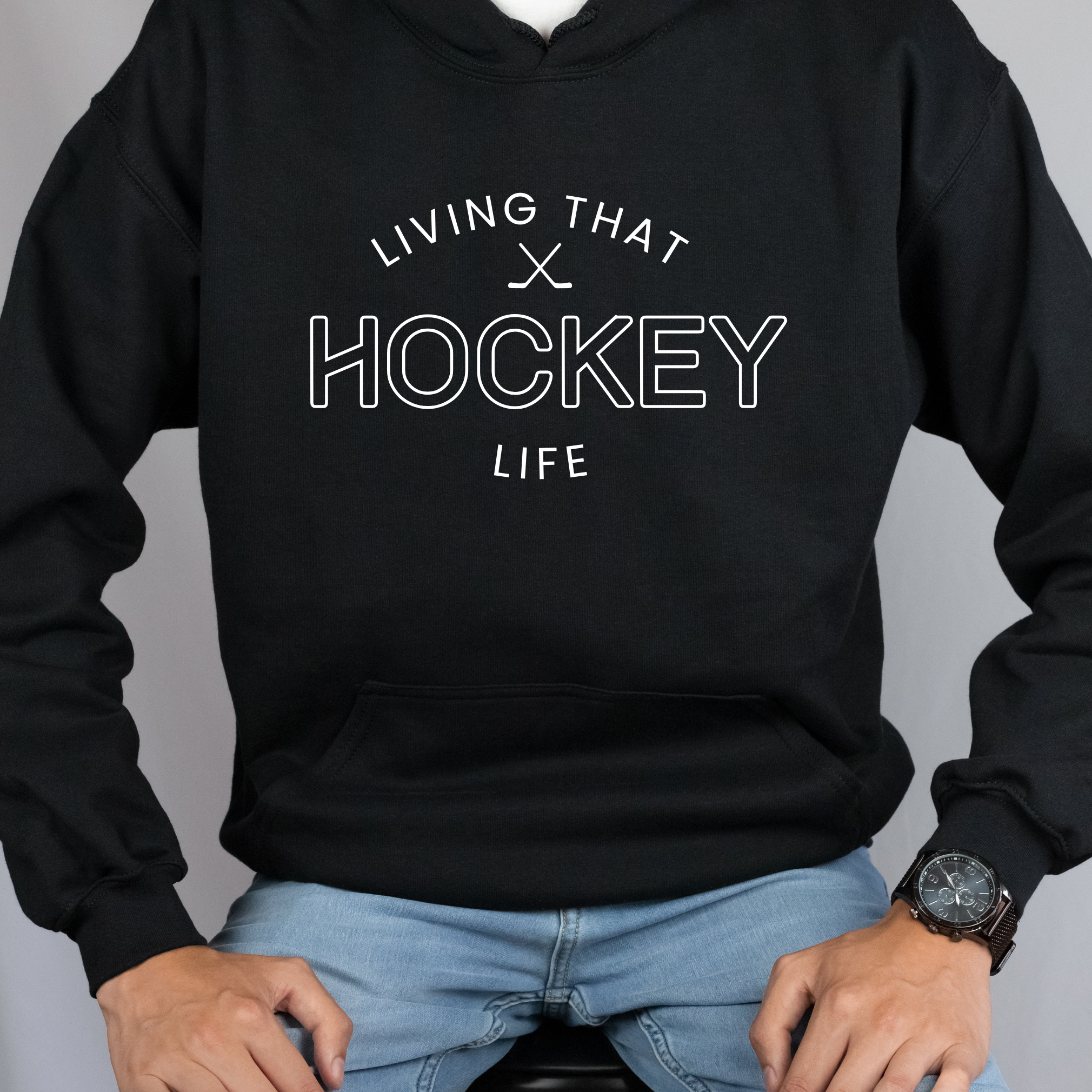 Livin That Hockey Life Hoodie