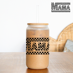 Skater Mama Frosted Glass Tumbler