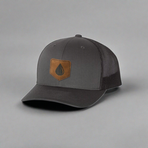 Oil Drop- Adult Curved Brim Snapbacks