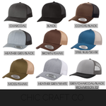 Load image into Gallery viewer, Retro Trucker Mesh Snapback- Adult (I.D.C.)
