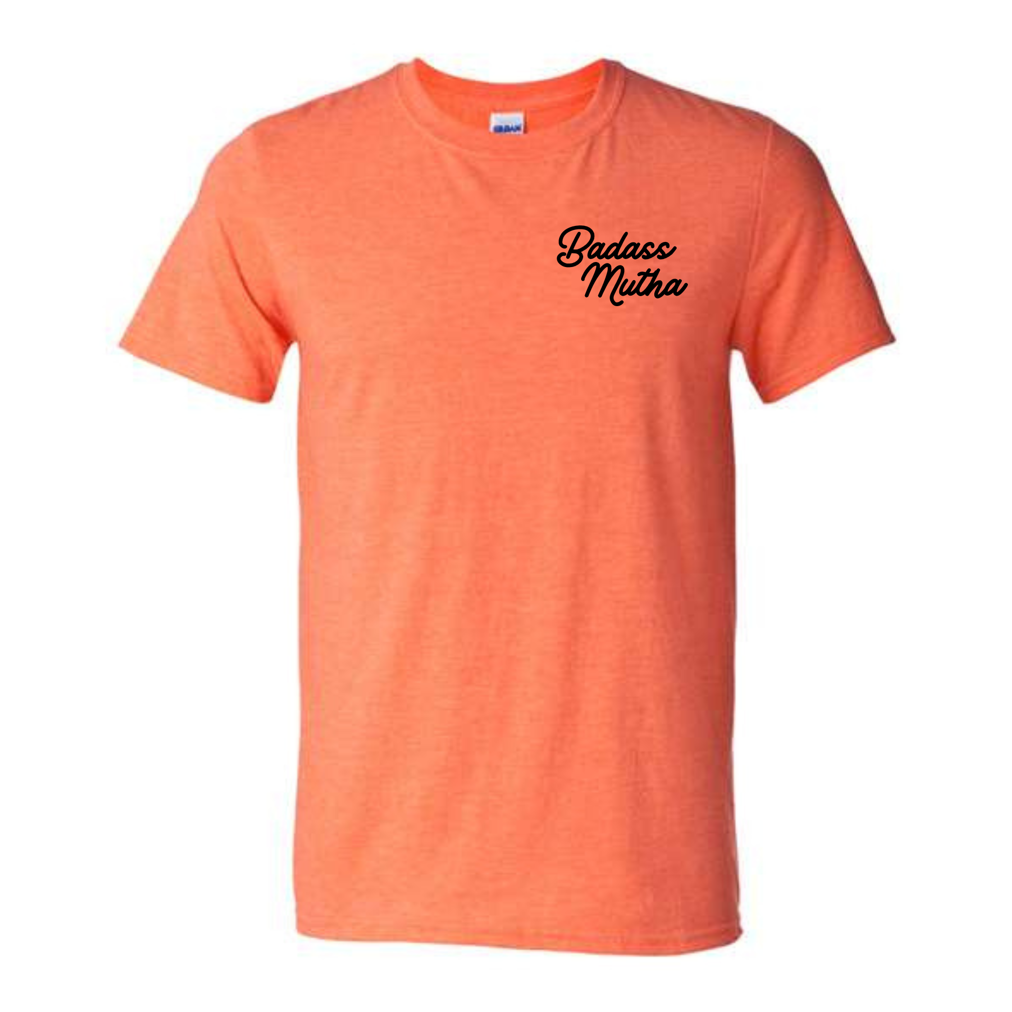 Badass Mutha Coral Tee-last one! Large
