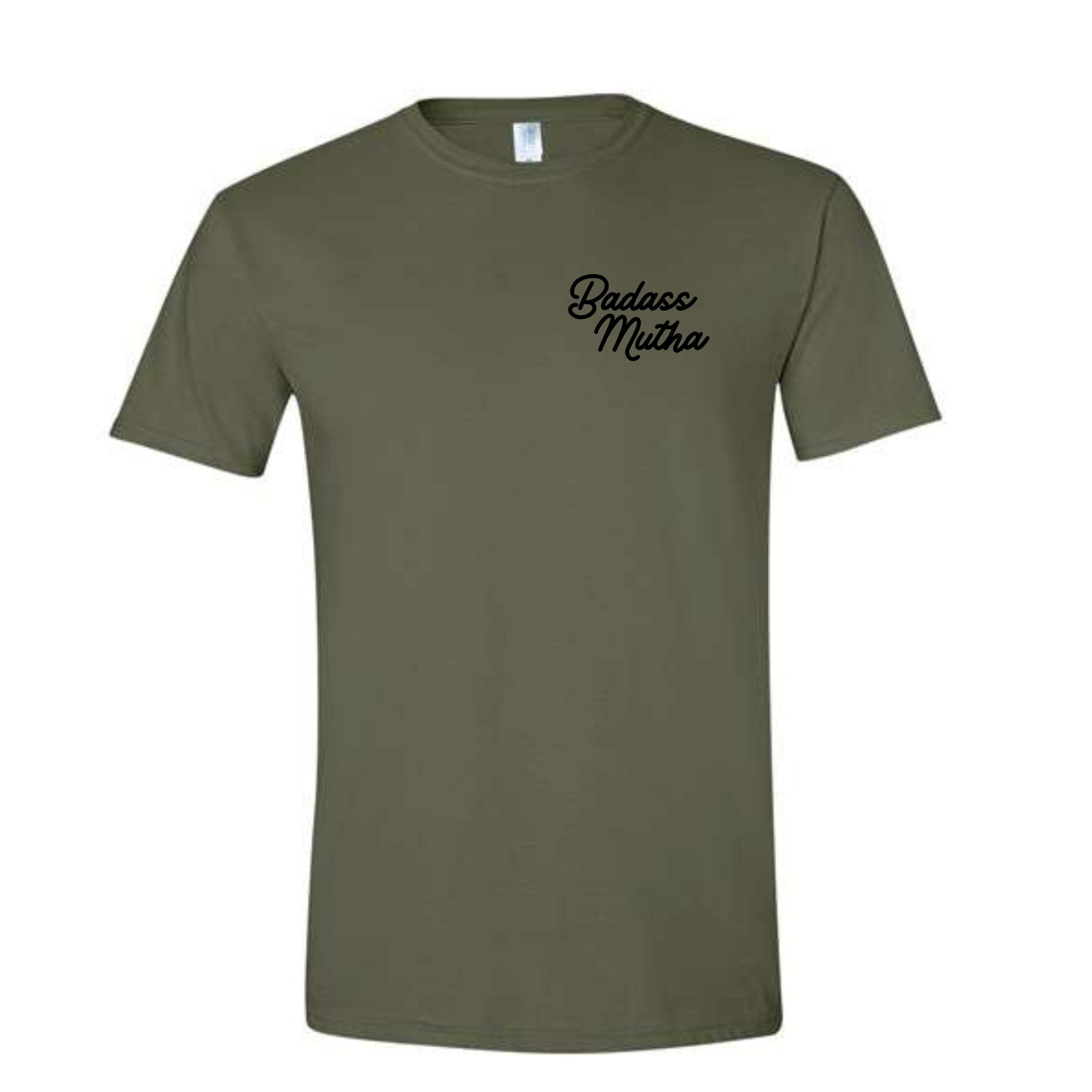 Badass Mutha Olive Tee-last one! Small