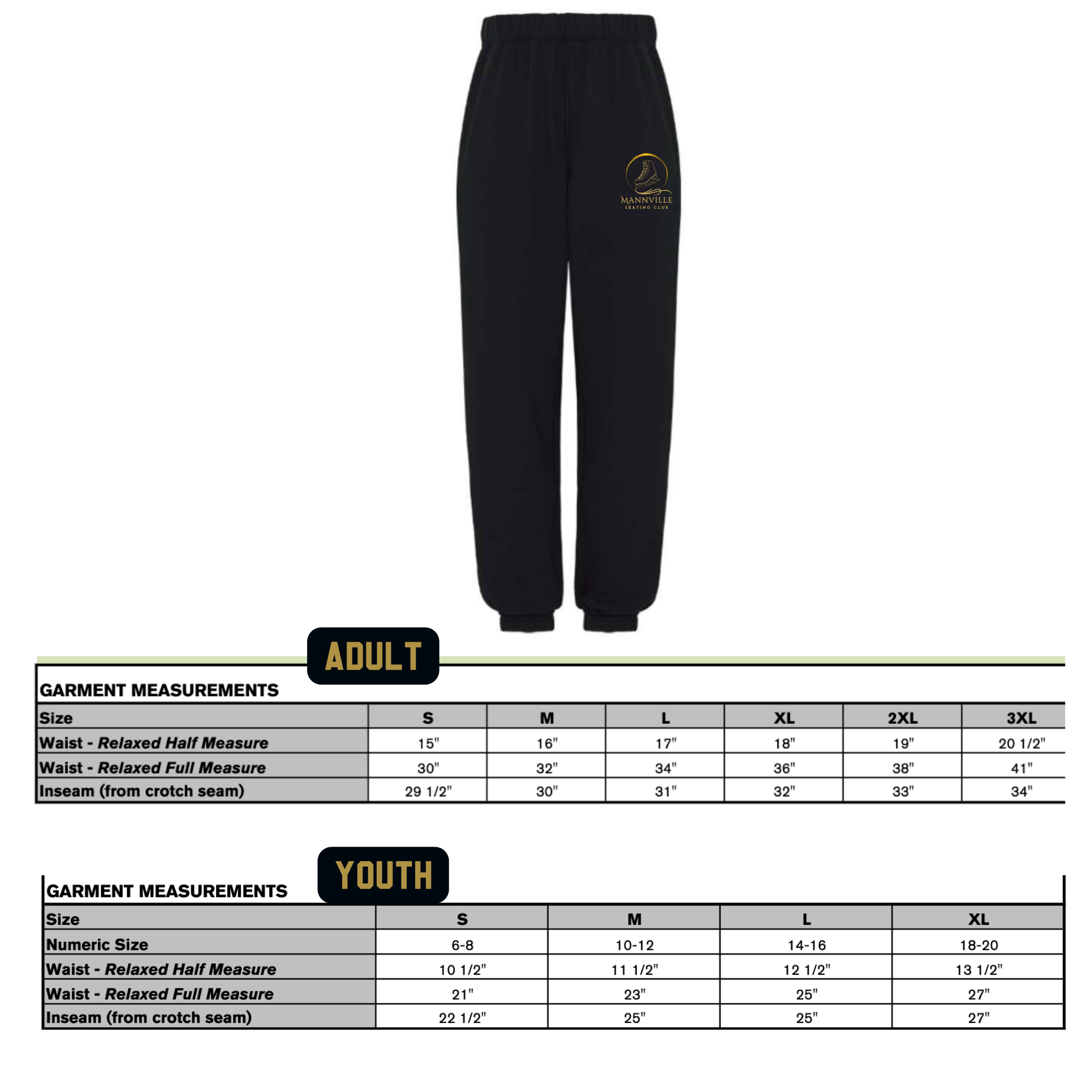 Mannville Skating- Logo Sweatpants