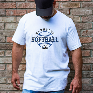 ADULT Mammoths Softball Tee