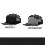 Load image into Gallery viewer, HAWKS Adult 7 Panel Mesh Snapbacks- 6 designs!
