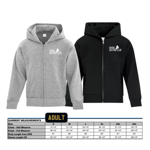 Adult Logo Zip Up Hoodie