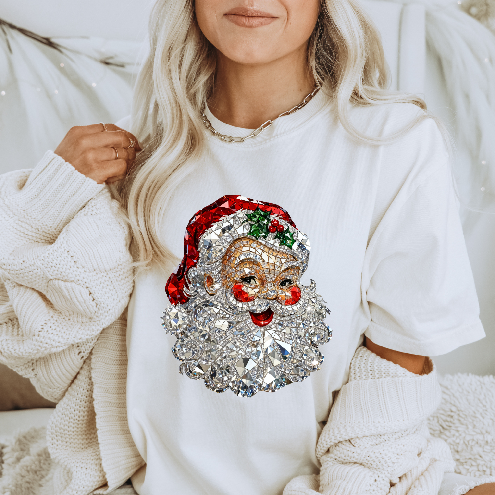 Rhinestone Santa