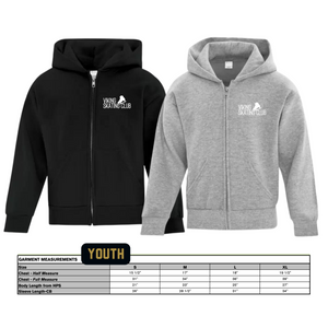 Youth Logo Zip Up Hoodie