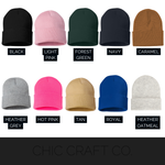 Load image into Gallery viewer, HAWKS Adult Toque- 3 leather patch designs!

