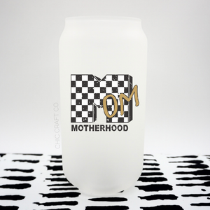 MTV Motherhood Frosted Glass Tumbler
