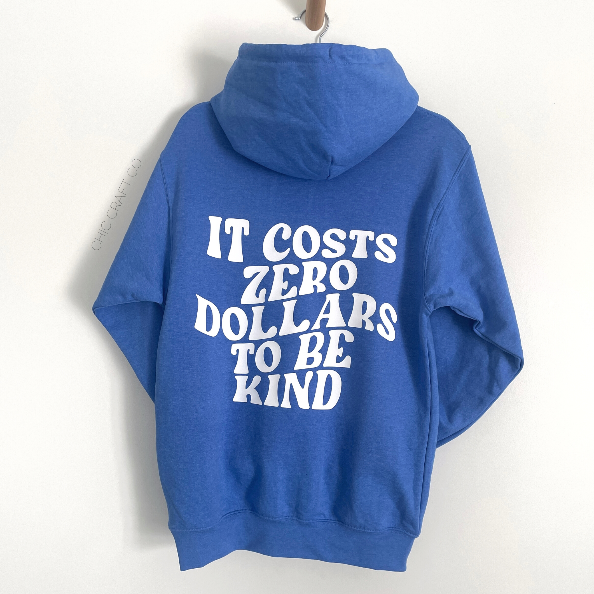 Zero Dollars To Be Kind Hoodie - LAST ONE Sz. Small