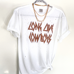 Load image into Gallery viewer, Distressed Long Live Cowboys Tee

