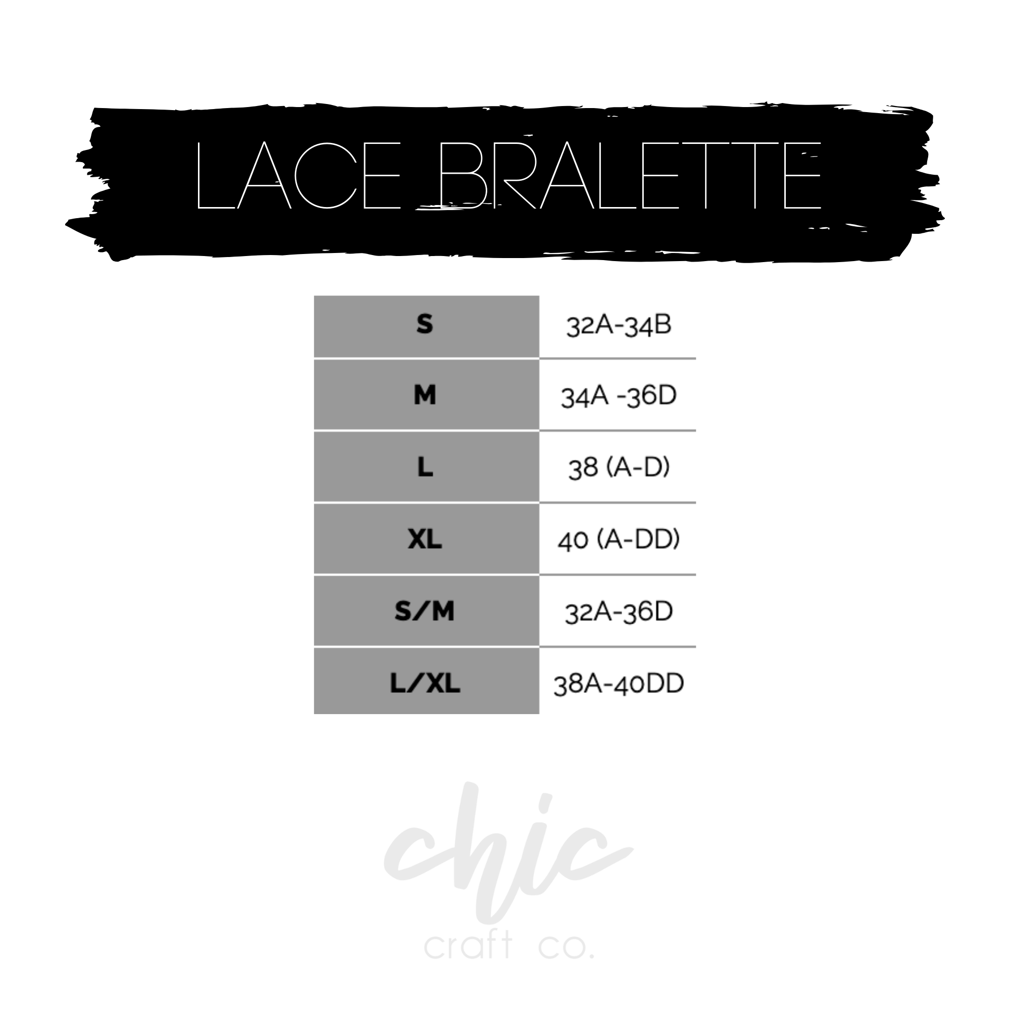 *SALE* Lace Bralette - Last ones!